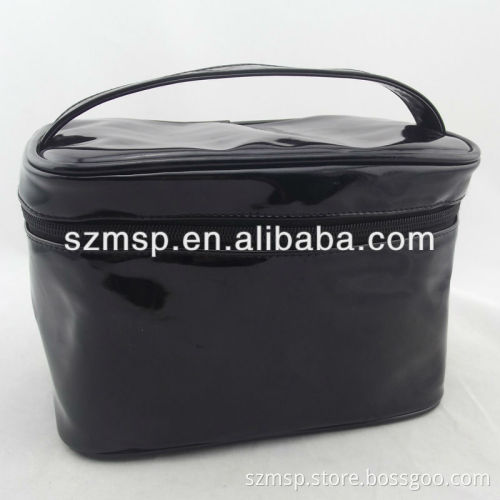 Shiny PU Travel kit Toiletry Cosmetic organizer bag